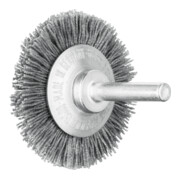 PFERD TOOLS Rundbürste ungezopft RBU Ø 50x4 mm Schaft-Ø 6 mm SiC-Filament-Ø 0,55 mm Korn 120