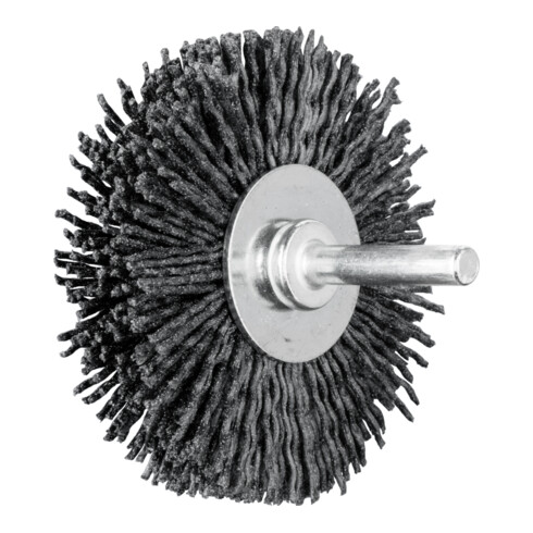PFERD TOOLS Rundbürste ungezopft RBU Ø 70x15 mm Schaft-Ø 6 mm Keramik-Filament-Ø 1,10mm Korn 120