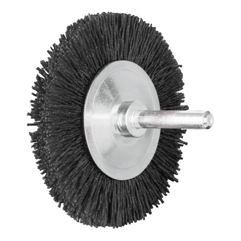 PFERD TOOLS Rundbürste ungezopft RBU Ø 70x8 mm Schaft-Ø 6 mm Keramik-Filament-Ø 0,55 mm Korn 120
