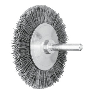 PFERD TOOLS Rundbürste ungezopft RBU Ø 70x8 mm Schaft-Ø 6 mm SiC-Filament-Ø 0,55 mm Korn 120