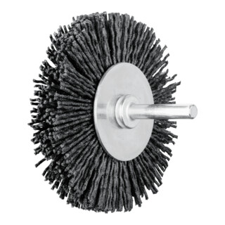PFERD TOOLS Rundbürste ungezopft RBU Ø 80x15 mm Schaft-Ø 6 mm Keramik-Filament-Ø 1,10mm Korn 120