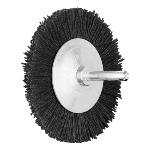 PFERD TOOLS Rundbürste ungezopft RBU Ø 80x8 mm Schaft-Ø 6 mm Keramik-Filament-Ø 0,55 mm Korn 120