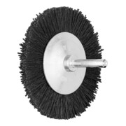 PFERD TOOLS Rundbürste ungezopft RBU Ø 80x8 mm Schaft-Ø 6 mm Keramik-Filament-Ø 0,55 mm Korn 120