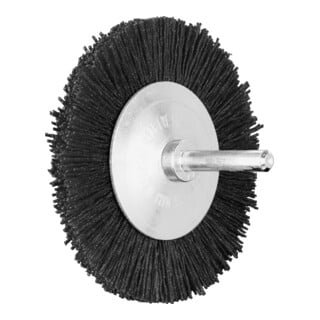 PFERD TOOLS Rundbürste ungezopft RBU Ø 80x8 mm Schaft-Ø 6 mm Keramik-Filament-Ø 0,55 mm Korn 120