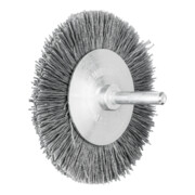 PFERD TOOLS Rundbürste ungezopft RBU Ø 80x8 mm Schaft-Ø 6 mm SiC-Filament-Ø 0,55 mm Korn 120