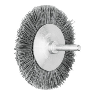PFERD TOOLS Rundbürste ungezopft RBU Ø 80x8 mm Schaft-Ø 6 mm SiC-Filament-Ø 0,55 mm Korn 120