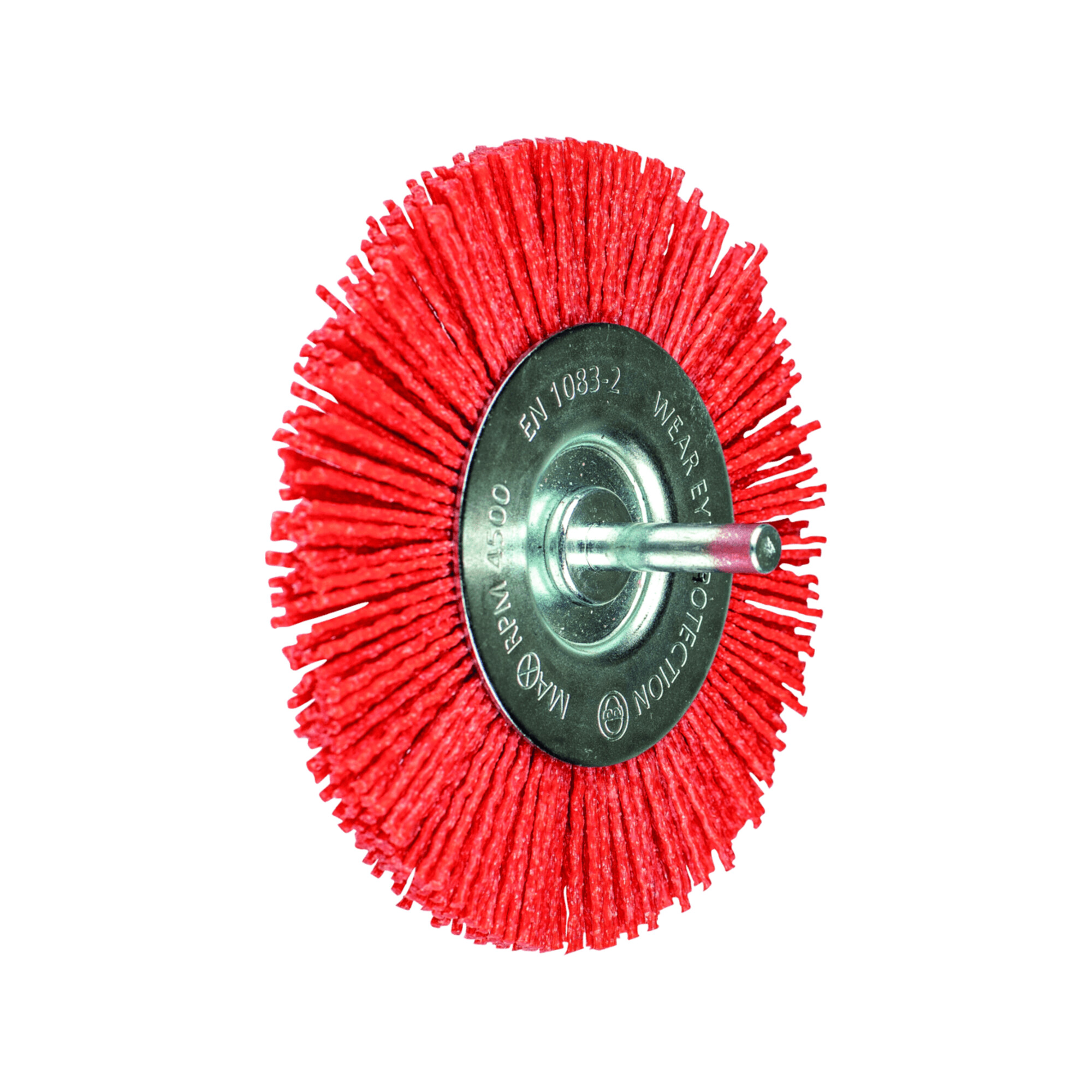 PFERD TOOLS Rundbürste ungezopft RBU Ø100mm Schaft-Ø 6 mm RED-Filament-Ø 1,27 Korn 80 Bohrmaschinen