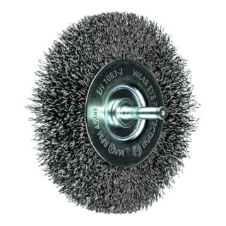 PFERD TOOLS Rundbürste ungezopft RBU Ø100mm Schaft-Ø 6 mm Stahl-Draht-Ø 0,30 Bohrmaschinen