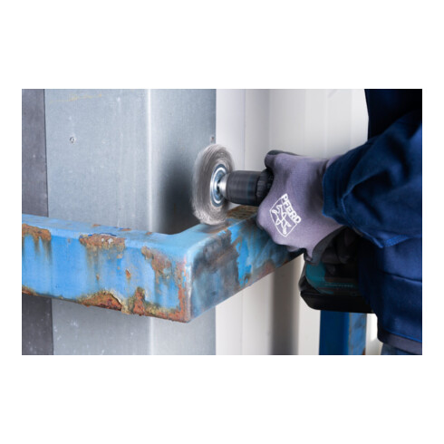 PFERD TOOLS Rundbürste ungezopft RBU Ø100mm Schaft-Ø 6 mm Stahl-Draht-Ø 0,30 Bohrmaschinen