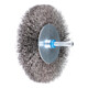 PFERD TOOLS Rundbürste ungezopft RBU Ø100x15 mm Schaft-Ø6 mm Edelstahl-Draht-Ø0,30-1
