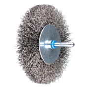 PFERD TOOLS Rundbürste ungezopft RBU Ø100x15 mm Schaft-Ø6 mm Edelstahl-Draht-Ø0,30