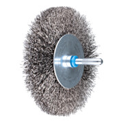 PFERD TOOLS Rundbürste ungezopft RBU Ø100x15 mm Schaft-Ø6 mm Edelstahl-Draht-Ø0,30