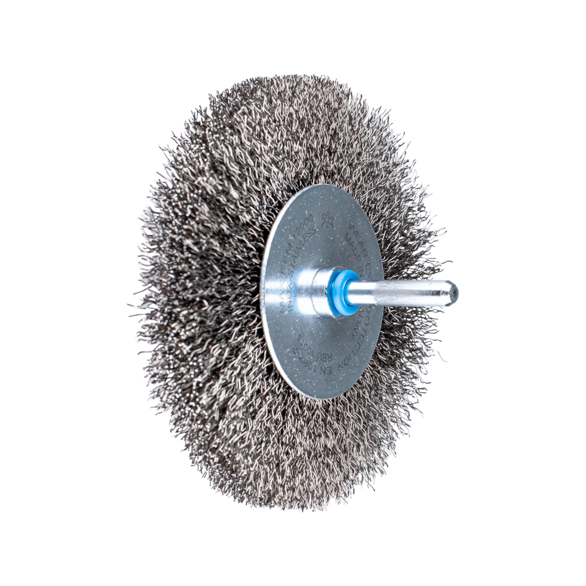 PFERD TOOLS Rundbürste ungezopft RBU Ø100x15 mm Schaft-Ø6 mm Edelstahl-Draht-Ø0,30