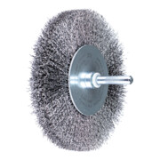 PFERD TOOLS Rundbürste ungezopft RBU Ø100x15 mm Schaft-Ø6 mm Stahl-Draht-Ø0,20