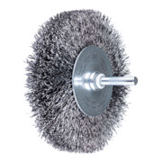 PFERD TOOLS Rundbürste ungezopft RBU Ø100x20mm Schaft-Ø6 mm Stahl-Draht-Ø0,30