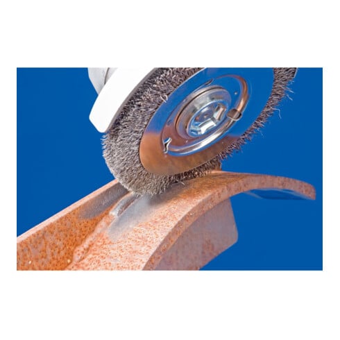 PFERD TOOLS Rundbürste ungezopft RBU Ø125x12 mm M14 Stahl-Draht-Ø0,30 Winkelschleifer