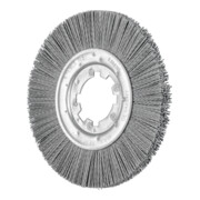 PFERD TOOLS Rundbürste ungezopft RBU Ø200x13x50,8 mm Bohrung SiC-Filament-Ø0,90 Korn 180 stationär