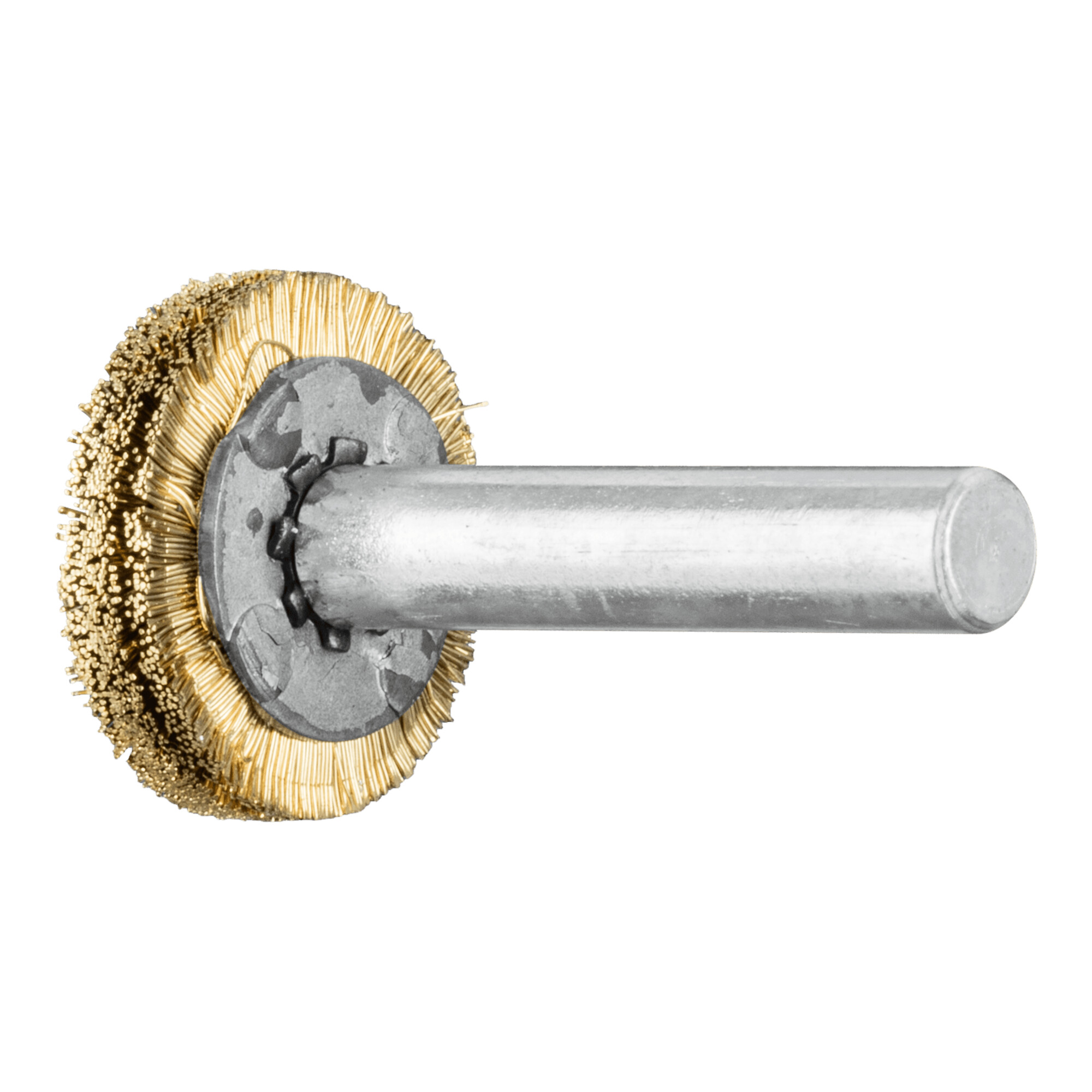 PFERD TOOLS Rundbürste ungezopft RBU Ø20x4 mm Schaft-Ø6 mm Messing-Draht-Ø0,20