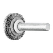 PFERD Rundbürste mit Schaft, ungezopft RBU 7004/6 ST 0,20 0.2 mm gewellter Draht