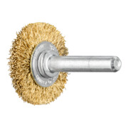 PFERD TOOLS Rundbürste ungezopft RBU Ø30x6 mm Schaft-Ø6 mm Messing-Draht-Ø0,20