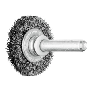 PFERD TOOLS Rundbürste ungezopft RBU Ø30x6 mm Schaft-Ø6 mm Stahl-Draht-Ø0,20