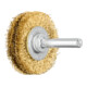 PFERD TOOLS Rundbürste ungezopft RBU Ø40x9 mm Schaft-Ø6 mm Messing-Draht-Ø0,20-1