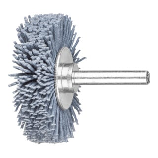 PFERD TOOLS Rundbürste ungezopft RBU Ø50x10mm Schaft-Ø6 mm SiC-Filament-Ø0,90 Korn 180