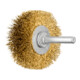 PFERD TOOLS Rundbürste ungezopft RBU Ø50x15 mm Schaft-Ø6 mm Messing-Draht-Ø0,20-1