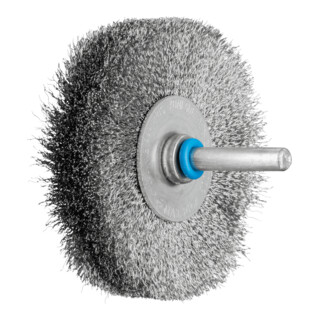 PFERD TOOLS Rundbürste ungezopft RBU Ø70x15 mm Schaft-Ø6 mm Edelstahl-Draht-Ø0,15
