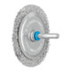 PFERD TOOLS Rundbürste ungezopft RBU Ø70x4 mm Schaft-Ø6 mm Edelstahl-Draht-Ø0,20