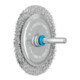 PFERD TOOLS Rundbürste ungezopft RBU Ø70x4 mm Schaft-Ø6 mm Edelstahl-Draht-Ø0,20