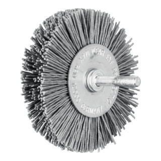 PFERD TOOLS Rundbürste ungezopft RBU Ø80x15 mm Schaft-Ø6 mm SiC-Filament-Ø0,90 Korn 180