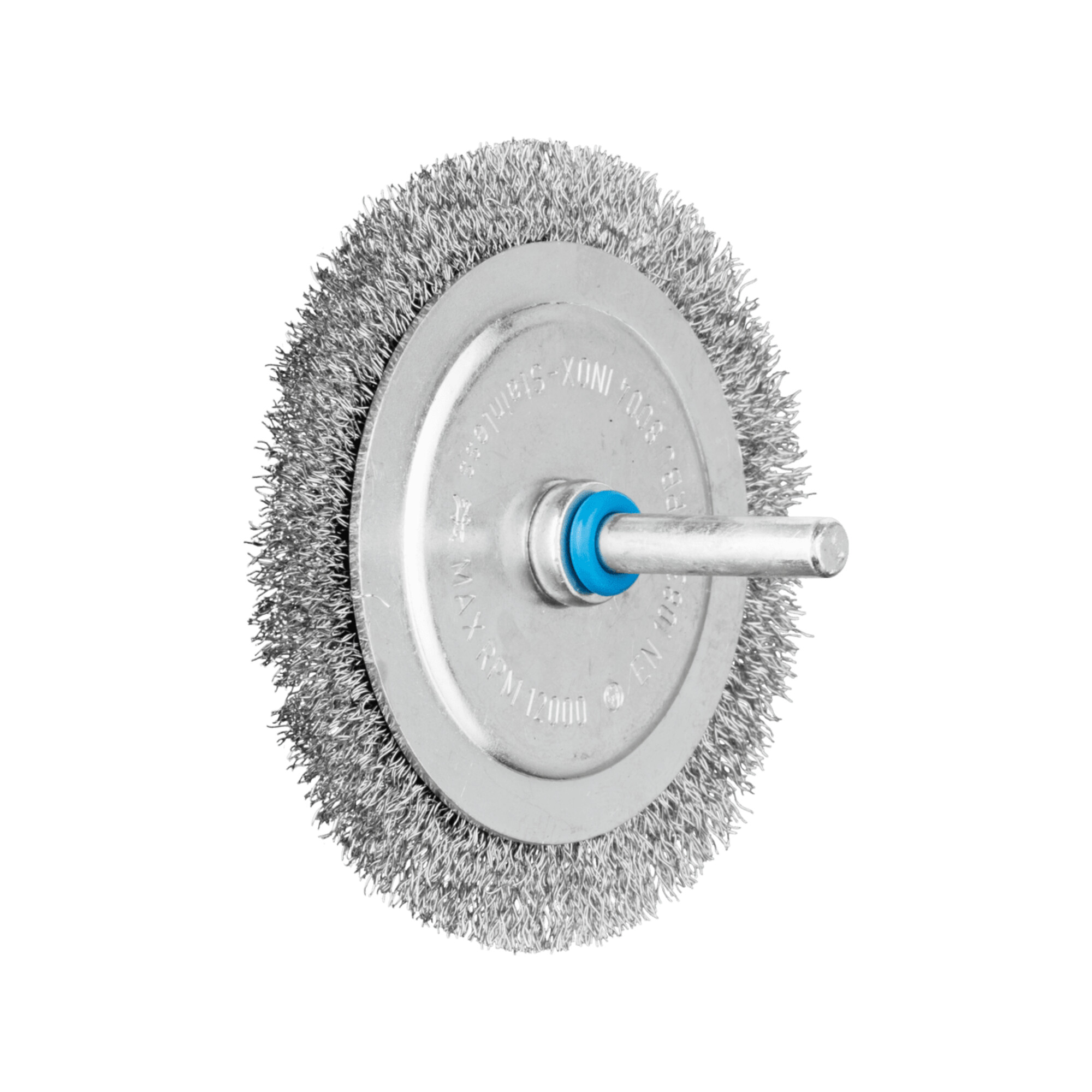 PFERD TOOLS Rundbürste ungezopft RBU Ø80x4 mm Schaft-Ø6 mm Edelstahl-Draht-Ø0,20