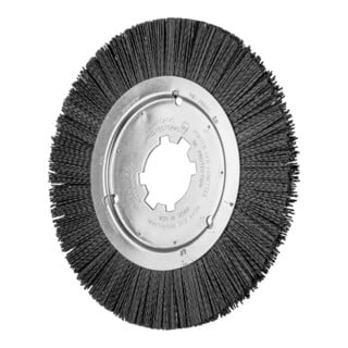 PFERD TOOLS Rundbürste ungezopft RBU Ø 250x15x50,8 mm Bohrung Keramik-Filament-Ø 1,10mm Korn 120 stationär