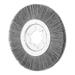 PFERD TOOLS Rundbürste ungezopft RBU Ø 250x15x50,8 mm Bohrung SiC-Filament-Ø 0,55 mm Korn 120 stationär