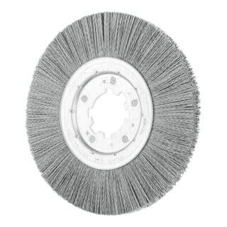 PFERD TOOLS Rundbürste ungezopft RBU Ø 250x15x50,8 mm Bohrung SiC-Filament-Ø 0,55 mm Korn 320 stationär