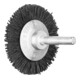 PFERD TOOLS Rundbürste ungezopft RBU Ø 50x4 mm Schaft-Ø 6 mm Keramik-Filament-Ø 0,55 mm Korn 120