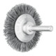 PFERD TOOLS Rundbürste ungezopft RBU Ø 50x4 mm Schaft-Ø 6 mm SiC-Filament-Ø 0,55 mm Korn 120
