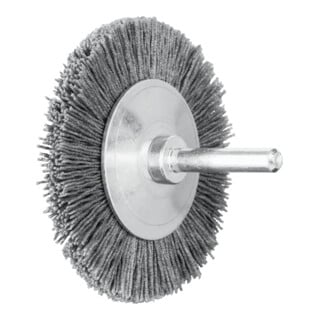 PFERD TOOLS Rundbürste ungezopft RBU Ø 70x8 mm Schaft-Ø 6 mm SiC-Filament-Ø 0,55 mm Korn 120