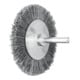 PFERD TOOLS Rundbürste ungezopft RBU Ø 70x8 mm Schaft-Ø 6 mm SiC-Filament-Ø 0,55 mm Korn 120