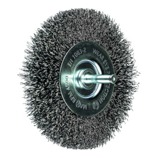 PFERD TOOLS Rundbürste ungezopft RBU Ø100mm Schaft-Ø 6 mm Stahl-Draht-Ø 0,30 Bohrmaschinen