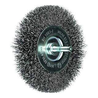 PFERD TOOLS Rundbürste ungezopft RBU Ø100mm Schaft-Ø 6 mm Stahl-Draht-Ø 0,30 Bohrmaschinen