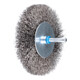 PFERD TOOLS Rundbürste ungezopft RBU Ø100x15 mm Schaft-Ø6 mm Edelstahl-Draht-Ø0,30