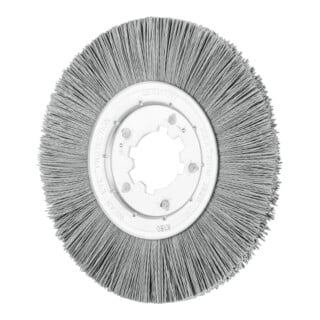 PFERD TOOLS Rundbürste ungezopft RBU Ø250x15x50,8 mm Bohrung SiC-Filament-Ø0,90 Korn 180 stationär