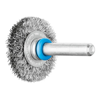PFERD TOOLS Rundbürste ungezopft RBU Ø30x6 mm Schaft-Ø6 mm Edelstahl-Draht-Ø0,20