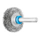 PFERD TOOLS Rundbürste ungezopft RBU Ø30x9 mm Schaft-Ø6 mm Edelstahl-Draht-Ø0,20