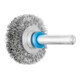 PFERD TOOLS Rundbürste ungezopft RBU Ø30x9 mm Schaft-Ø6 mm Edelstahl-Draht-Ø0,20