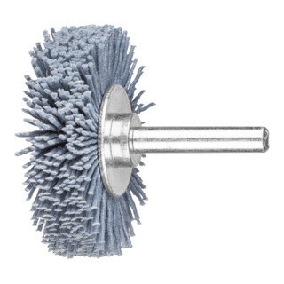 PFERD TOOLS Rundbürste ungezopft RBU Ø50x10mm Schaft-Ø6 mm SiC-Filament-Ø0,90 Korn 180