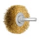 PFERD TOOLS Rundbürste ungezopft RBU Ø50x15 mm Schaft-Ø6 mm Messing-Draht-Ø0,20