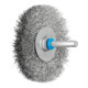 PFERD TOOLS Rundbürste ungezopft RBU Ø70x10mm Schaft-Ø6 mm Edelstahl-Draht-Ø0,20